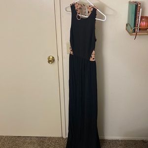 Whitney Eve Dress - open back / cheetah lining / size 6